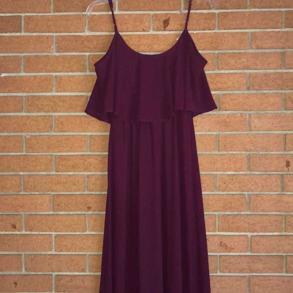 🍇SHOW ME YOUR MUMU🍇CAITLIN RUFFLE MAXI DRESS🍇 - Picture 6 of 9